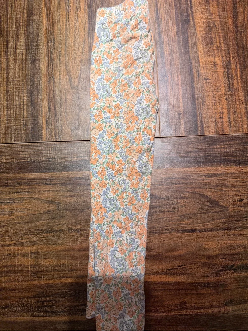Ralph Lauren Kids Floral Stretch Leggings - Orange & Blue